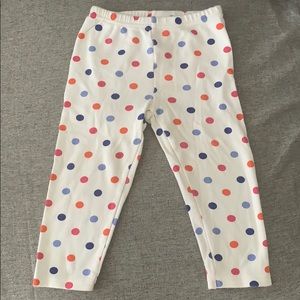 Child of Mine Polka Dotted Leggings - 24 months